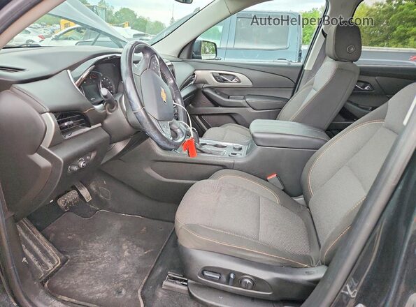 1GNEVGKW6JJ166785 2018 CHEVROLET TRAVERSE Black Widok wnętrza z przodu