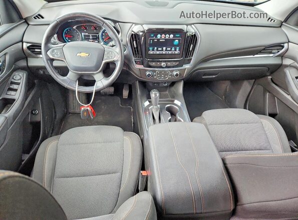 1GNEVGKW6JJ166785 2018 CHEVROLET TRAVERSE Black Widok deski rozdzielczej