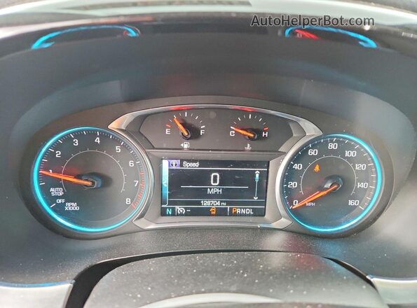 1GNEVGKW6JJ166785 2018 CHEVROLET TRAVERSE Black Widok zestawu wskaźników