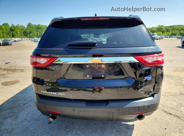 1GNEVGKW6MJ140904 2021 CHEVROLET TRAVERSE Black Rear view