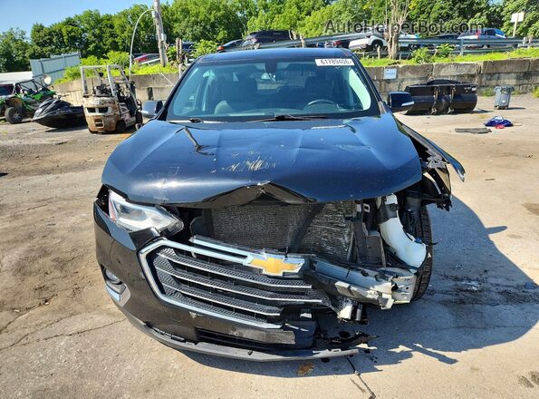 1GNEVGKW6MJ140904 2021 CHEVROLET TRAVERSE Black Front view