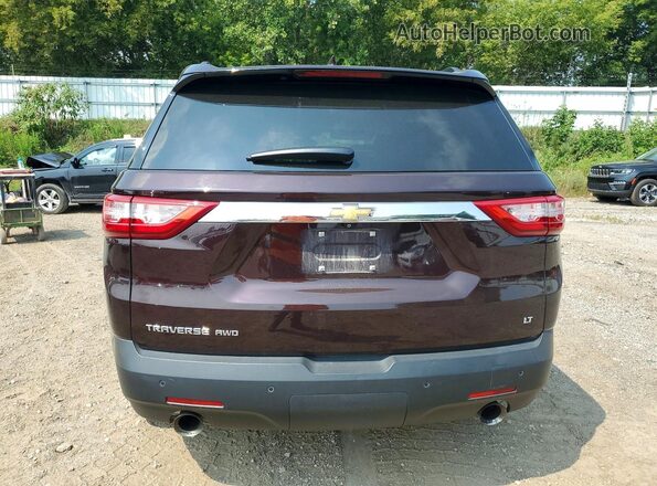 1GNEVGKW6MJ175541 2021 CHEVROLET TRAVERSE Purple Rear view