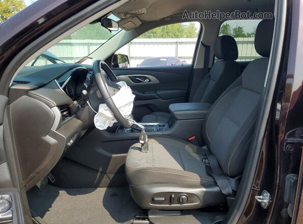 1GNEVGKW6MJ175541 2021 CHEVROLET TRAVERSE Purple Front interior view