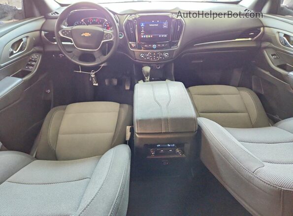 1GNEVGKW6PJ343537 2023 CHEVROLET TRAVERSE Белый Вид панели приборов