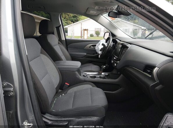 1GNEVGKW7JJ190884 2018 CHEVROLET TRAVERSE Серый Вид салона спереди