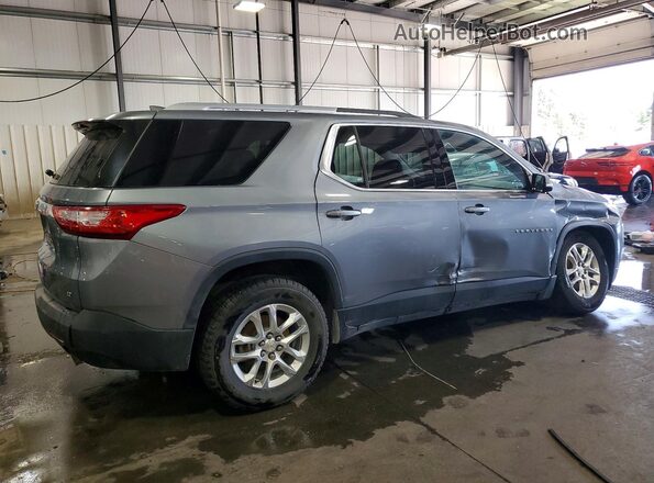 1GNEVGKW8JJ265835 2018 CHEVROLET TRAVERSE Gray უკანა მარჯვენა