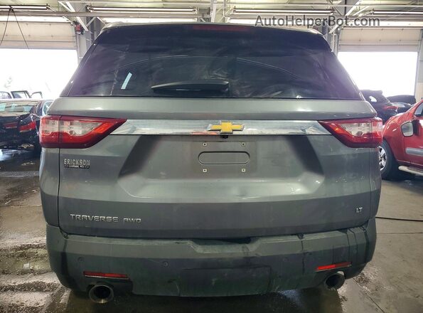 1GNEVGKW8JJ265835 2018 CHEVROLET TRAVERSE Gray უკანა ხედი