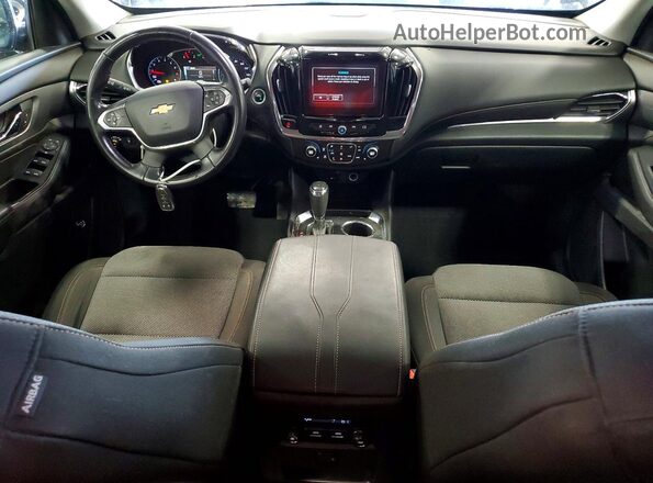 1GNEVGKW8JJ265835 2018 CHEVROLET TRAVERSE Gray წინა პანელის ხედი