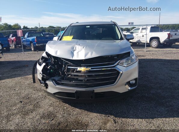1GNEVGKW8KJ118030 2019 CHEVROLET TRAVERSE Серебряный Вид щитка приборов
