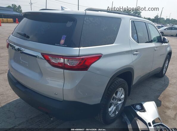1GNEVGKW8MJ134764 2021 CHEVROLET TRAVERSE Серебряный Задняя правая четверть