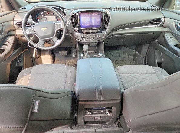 1GNEVGKW8PJ194211 2023 CHEVROLET TRAVERSE Black Widok deski rozdzielczej