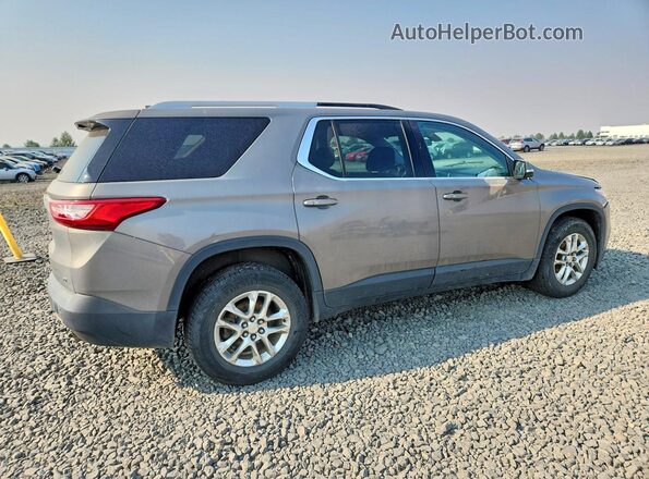 1GNEVGKW9JJ130735 2018 CHEVROLET TRAVERSE Серый Задняя правая четверть