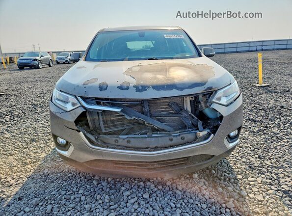 1GNEVGKW9JJ130735 2018 CHEVROLET TRAVERSE Серый Вид спереди