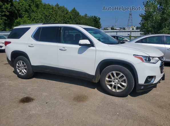 1GNEVGKW9JJ140309 2018 CHEVROLET TRAVERSE Белый Передняя правая четверть