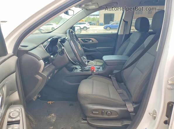 1GNEVGKW9MJ245274 2021 CHEVROLET TRAVERSE White წინა სალონის ხედი