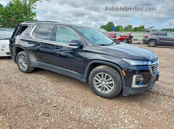 1GNEVGKW9PJ267635 2023 CHEVROLET TRAVERSE Черный Передняя правая четверть