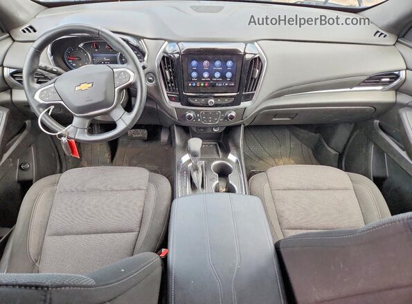 1GNEVGKW9PJ267635 2023 CHEVROLET TRAVERSE Черный Вид панели приборов