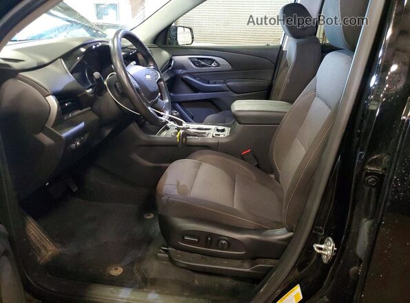 1GNEVGKWXKJ159744 2019 CHEVROLET TRAVERSE Black Widok wnętrza z przodu