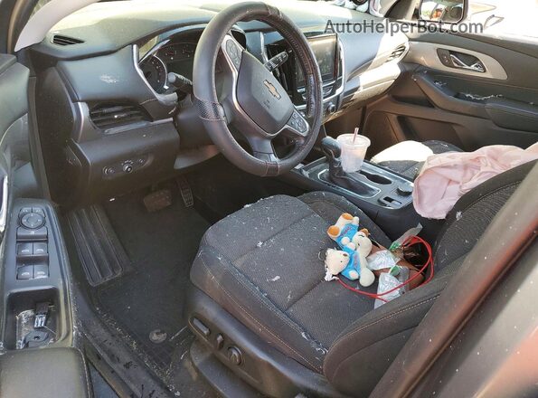 1GNEVGKWXMJ201350 2021 CHEVROLET TRAVERSE Silver Widok deski rozdzielczej