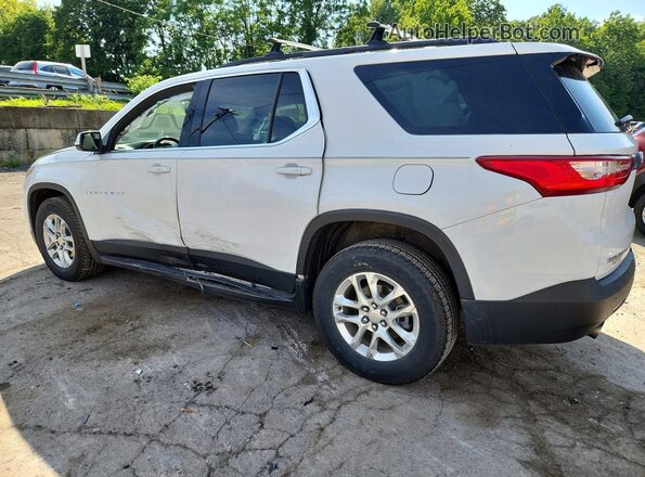 1GNEVGKWXMJ264822 2021 CHEVROLET TRAVERSE White უკანა მარცხენა