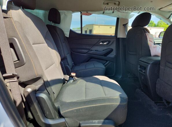 1GNEVGKWXMJ264822 2021 CHEVROLET TRAVERSE White უკანა სალონის ხედი