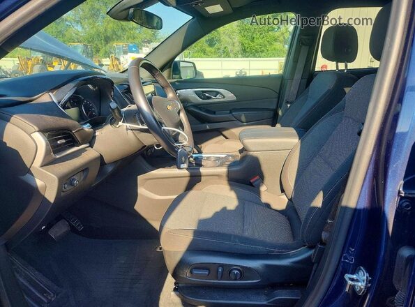 1GNEVGKWXNJ194370 2022 CHEVROLET TRAVERSE Blue Vista interior delantera