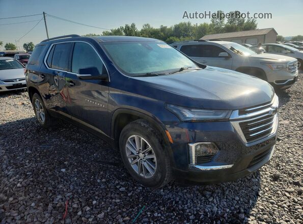 1GNEVGKWXNJ194370 2022 CHEVROLET TRAVERSE Blue Delantero derecho