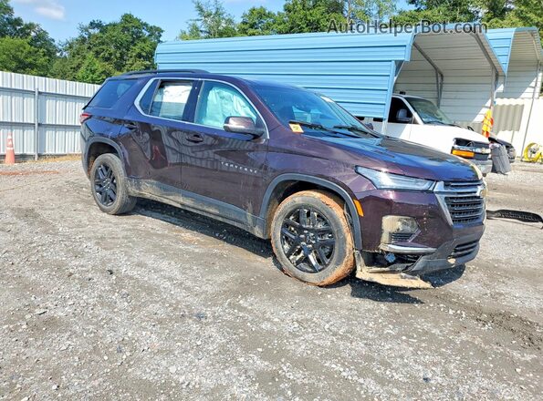 1GNEVGKWXPJ112284 2023 CHEVROLET TRAVERSE Burgundy Delantero derecho