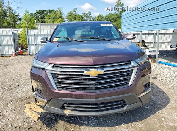 1GNEVGKWXPJ112284 2023 CHEVROLET TRAVERSE Burgundy Vista frontal