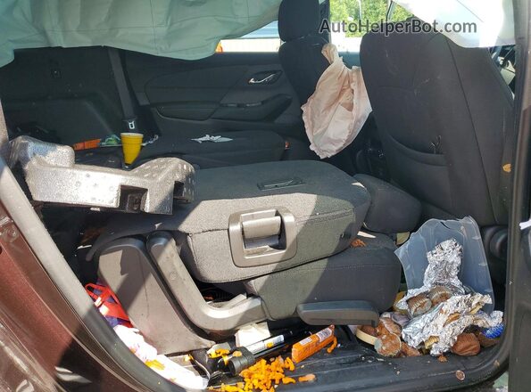1GNEVGKWXPJ112284 2023 CHEVROLET TRAVERSE Burgundy Vista interior trasera
