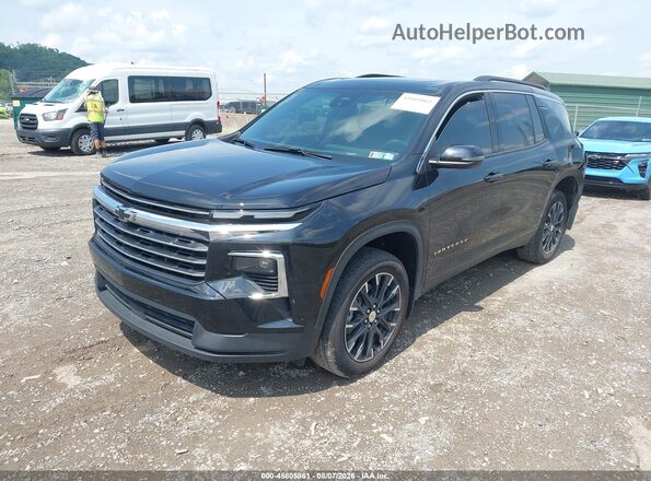 1GNEVGRS1SJ197267 2025 CHEVROLET TRAVERSE Черный Передняя левая четверть