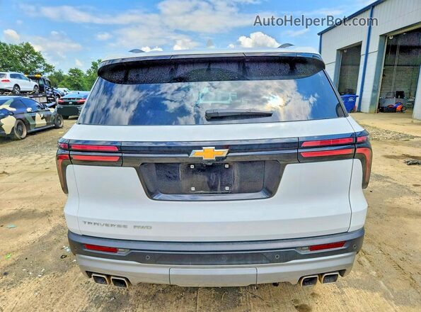 1GNEVGRS1SJ290922 2025 CHEVROLET TRAVERSE White Vista trasera