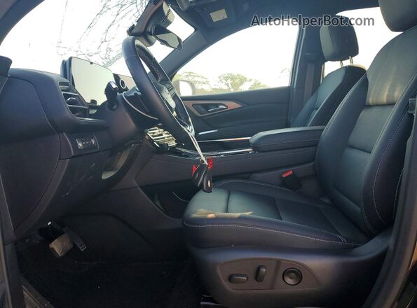 1GNEVGRS5SJ174736 2025 CHEVROLET TRAVERSE Black Widok wnętrza z przodu