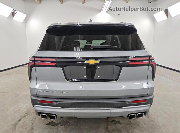 1GNEVGRS5SJ290406 2025 CHEVROLET TRAVERSE Gray უკანა ხედი