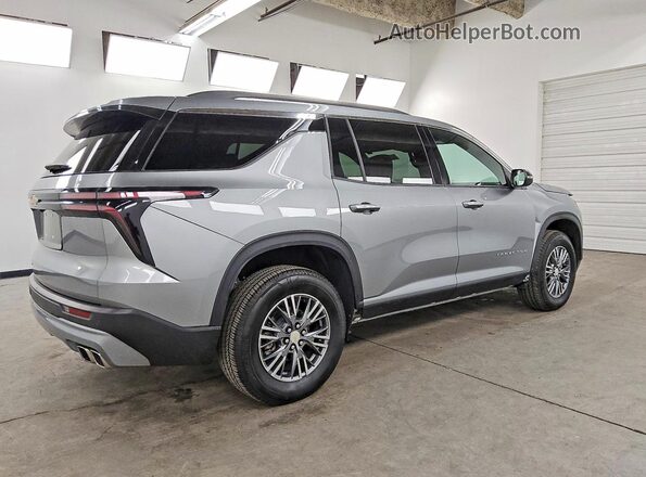 1GNEVGRS5SJ290406 2025 CHEVROLET TRAVERSE Gray უკანა მარჯვენა