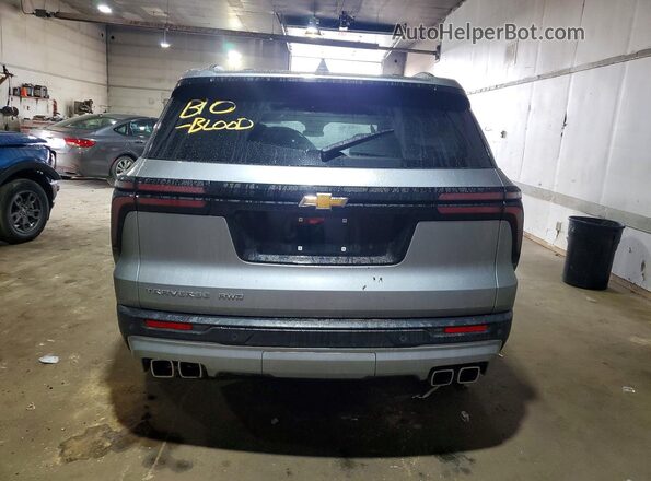 1GNEVGRS8SJ145294 2025 CHEVROLET TRAVERSE Silver Հետևի տեսք