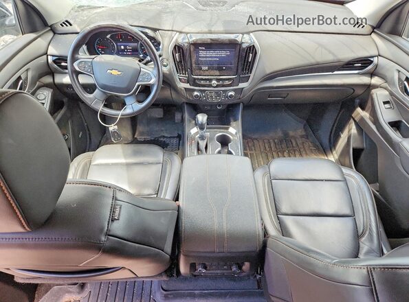 1GNEVHKW3MJ251884 2021 CHEVROLET TRAVERSE Черный Вид панели приборов
