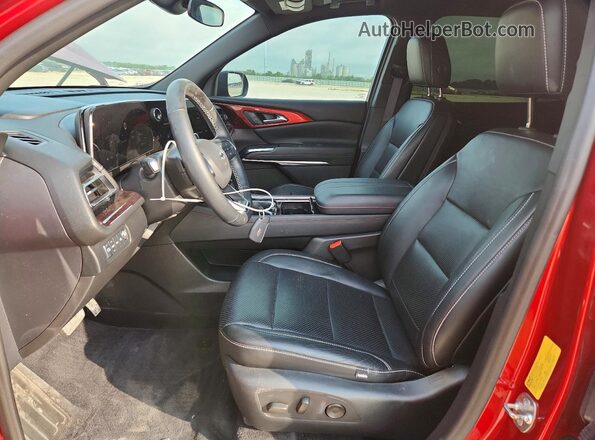 1GNEVJKS2RJ150153 2024 CHEVROLET TRAVERSE Red Front interior view