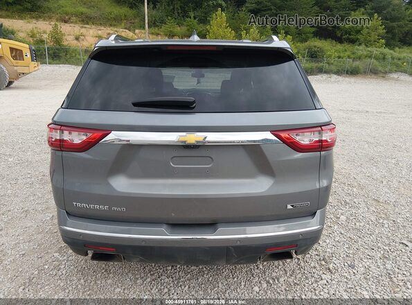 1GNEVJKW2JJ182964 2018 CHEVROLET TRAVERSE Gray 
