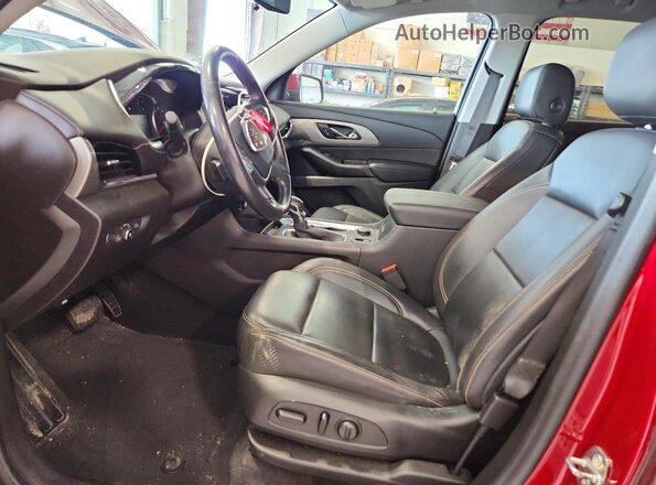 1GNEVJKW2MJ207804 2021 CHEVROLET TRAVERSE Темно-бордовый Вид салона спереди