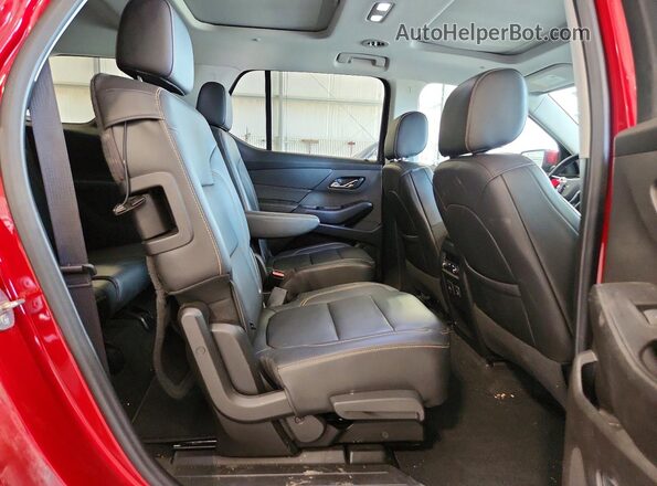 1GNEVJKW2MJ207804 2021 CHEVROLET TRAVERSE Темно-бордовый Вид задней части салона
