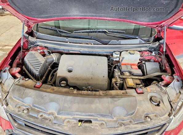 1GNEVJKW2MJ207804 2021 CHEVROLET TRAVERSE Темно-бордовый Вид подкапотного пространства