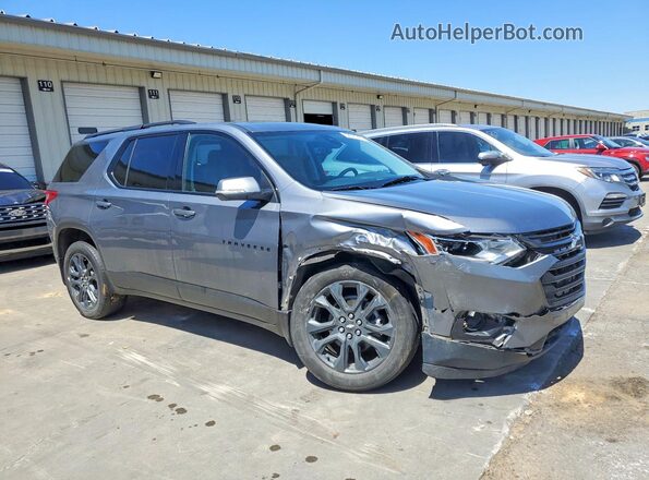 1GNEVJKW4MJ208159 2021 CHEVROLET TRAVERSE Gray Передня права чверть