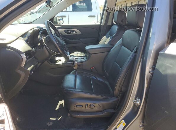 1GNEVJKW4MJ208159 2021 CHEVROLET TRAVERSE Gray Вид салону спереду