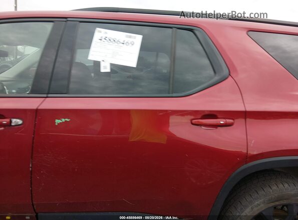 1GNEVJKW7LJ202399 2020 CHEVROLET TRAVERSE Red Widok wnętrza 360 stopni