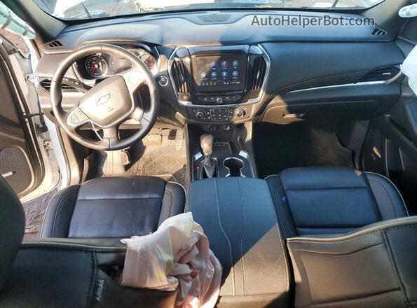 1GNEVKKW2NJ129337 2022 CHEVROLET TRAVERSE White Вид панелі приладів