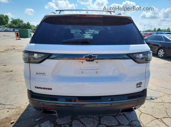 1GNEVKKW4MJ205705 2021 CHEVROLET TRAVERSE White Rear interior view