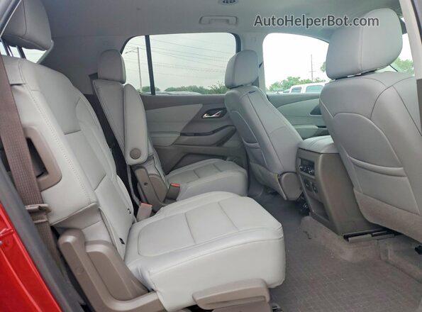 1GNEVKKW5LJ273736 2020 CHEVROLET TRAVERSE Бордовый Вид задней части салона
