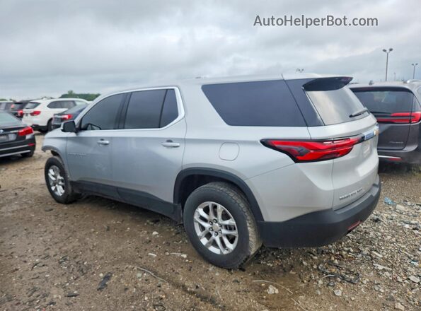1GNEVLKW4NJ157971 2022 CHEVROLET TRAVERSE Silver Trasero izquierdo
