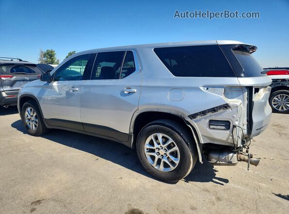 1GNEVLKW7KJ222002 2019 CHEVROLET TRAVERSE Silver უკანა მარცხენა